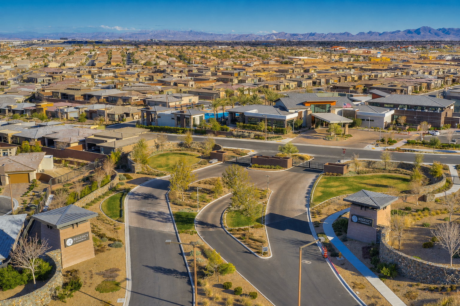 Regency 55+ neighborhood in Las Vegas